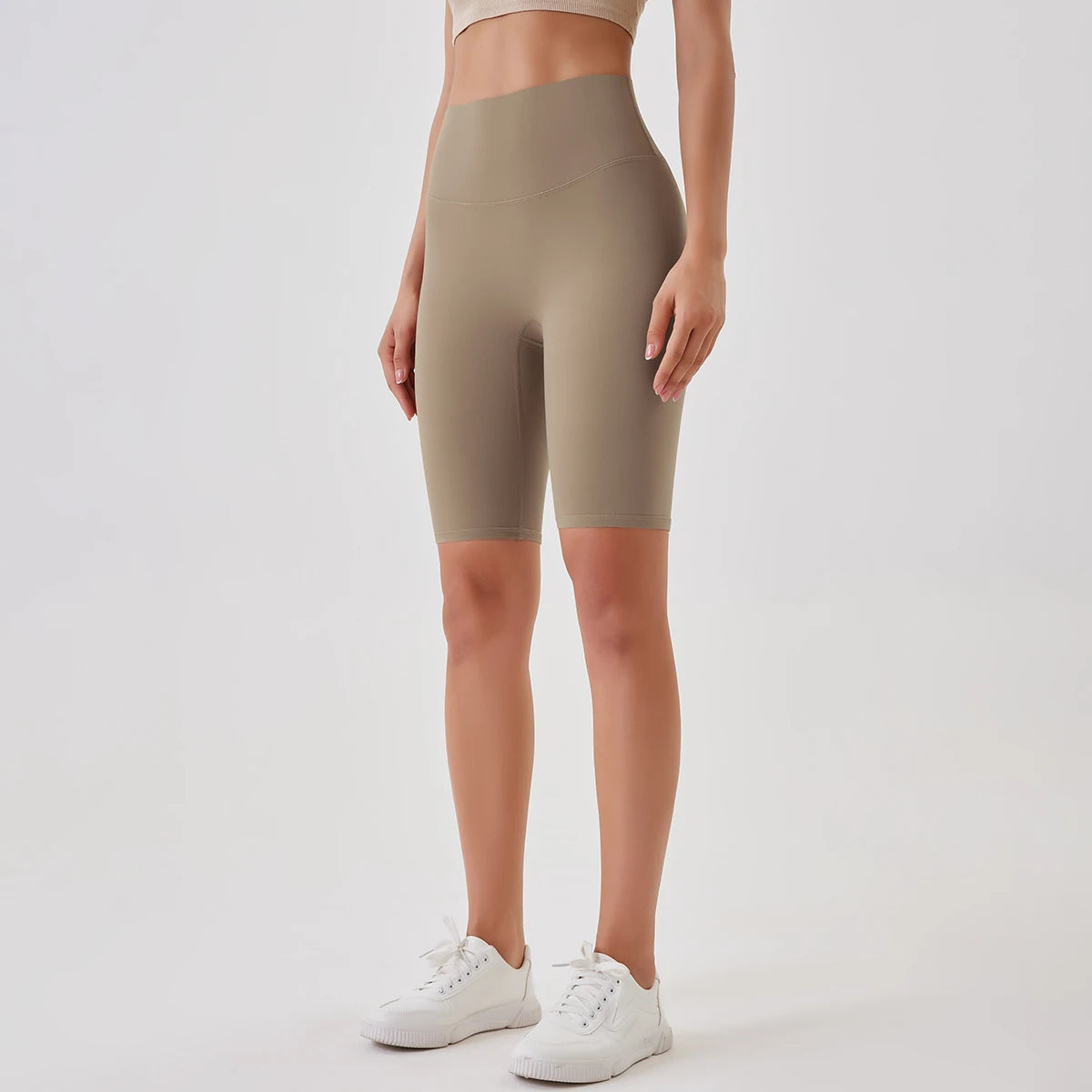 Shorts Cintura Alta — Conforto e Performance para Treino, Corrida e Ciclismo