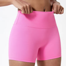 Shorts Esportivo Femininos de Cintura Alta — Modelagem Slim, Levantamento de Bumbum e Conforto Total