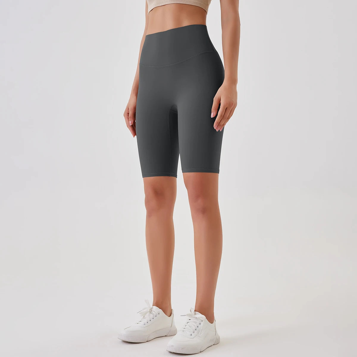 Shorts Cintura Alta — Conforto e Performance para Treino, Corrida e Ciclismo